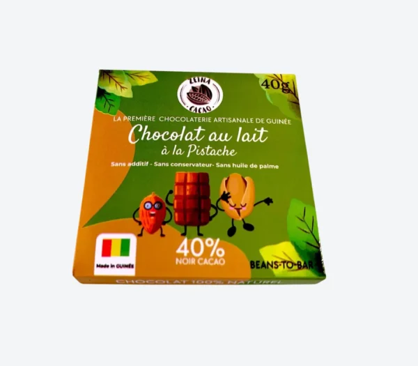 Mini-tablette à la pistache Mini tablette chocolat à la Pistache