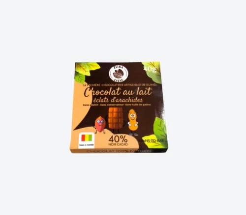 Mini tablette chocolat au lait arachide 40% Mini tablette chocolat au lait arachide 40%